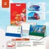 Lịch Bàn Chữ M (Có Note 52 Tuần) 2027 AH Mẫu AH65 (24 x 16cm) In Logo Doanh Nghiệp Giá Xưởng in logo doanh nghiệp quà tặng Tết tại Quà Tặng Công Ty VN