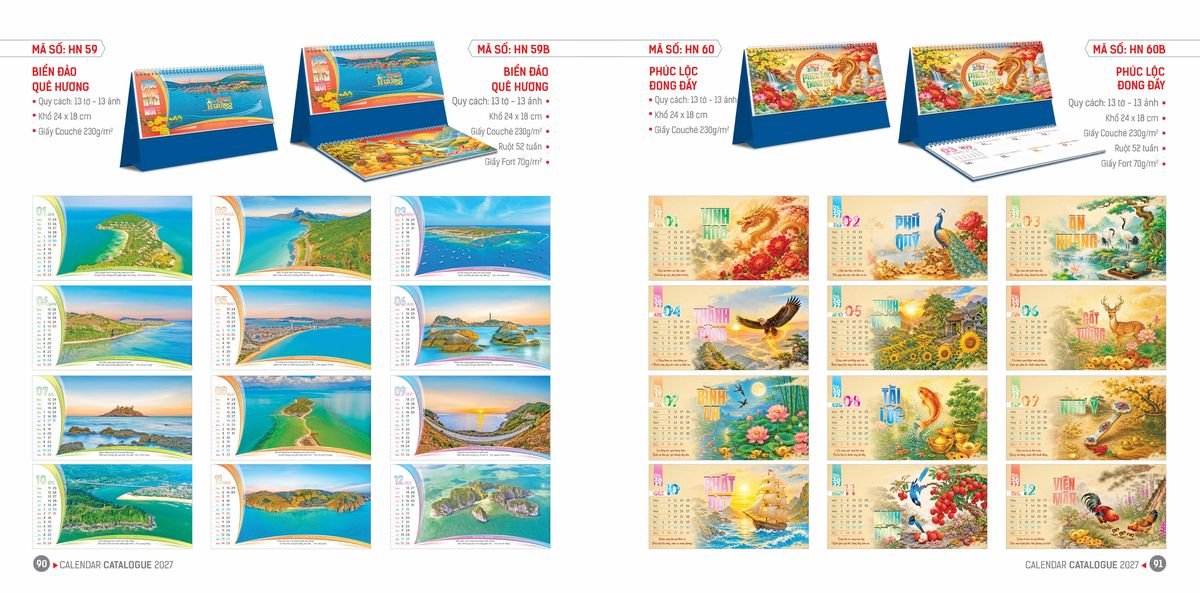 Lịch Bloc Hoa Niên 2027 ĐP DPHN44 In Logo Doanh Nghiệp Giá Xưởng Lịch Bloc Hoa Niên 2027 ĐP DPHN44 In Logo Doanh Nghiệp Giá Xưởng