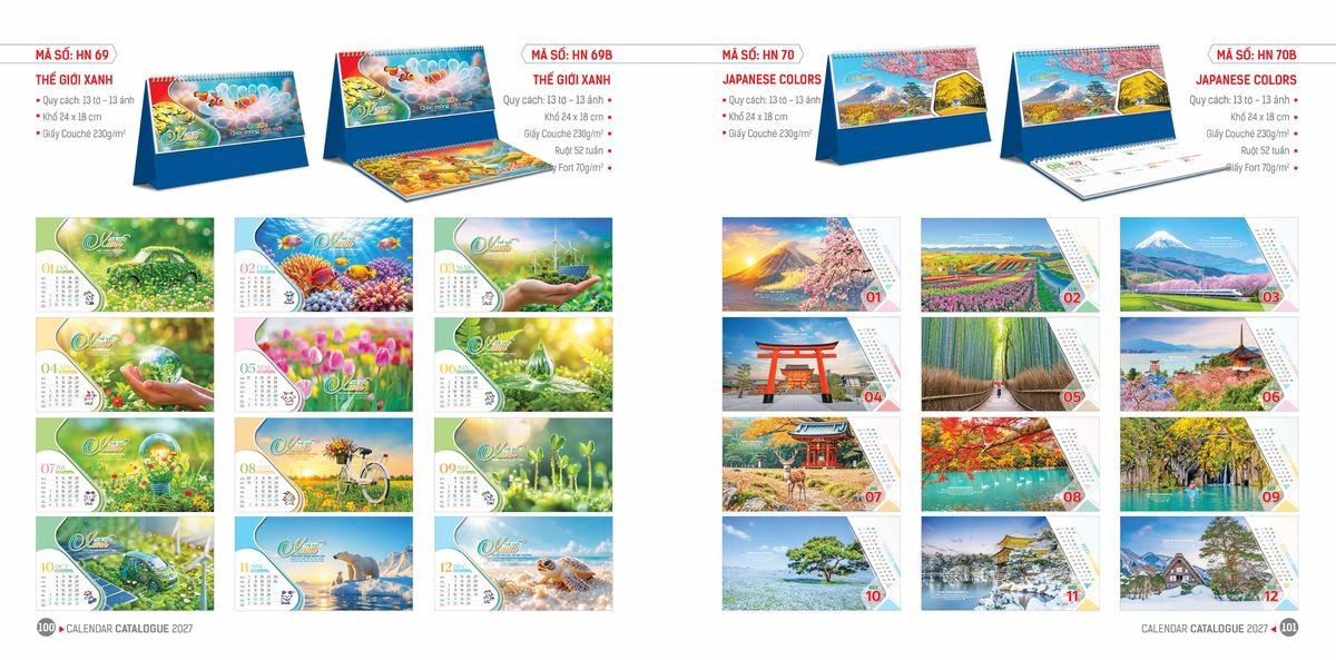 Lịch Bloc Hoa Niên 2027 ĐP DPHN49 In Logo Doanh Nghiệp Giá Xưởng Lịch Bloc Hoa Niên 2027 ĐP DPHN49 In Logo Doanh Nghiệp Giá Xưởng