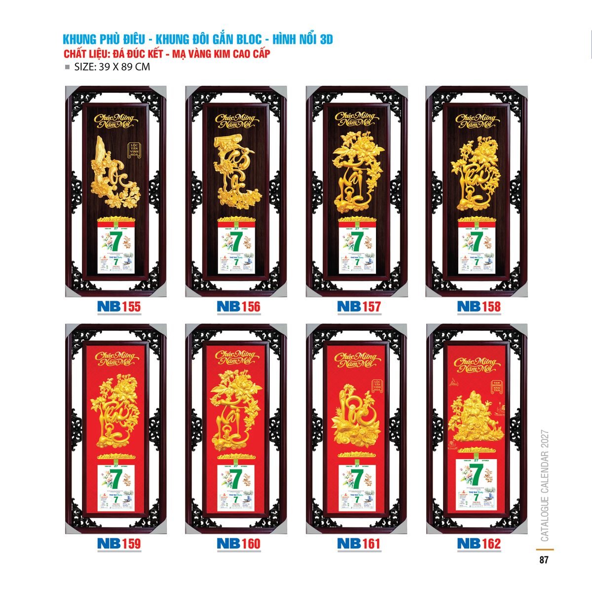 Lịch Bloc 2027 NB Mẫu NB158 (39 x 89 cm) In Logo Doanh Nghiệp Giá Xưởng Lịch Bloc 2027 NB Mẫu NB158 (39 x 89 cm) In Logo Doanh Nghiệp Giá Xưởng in logo doanh nghiệp quà tặng Tết tại Quà Tặng Công Ty VN