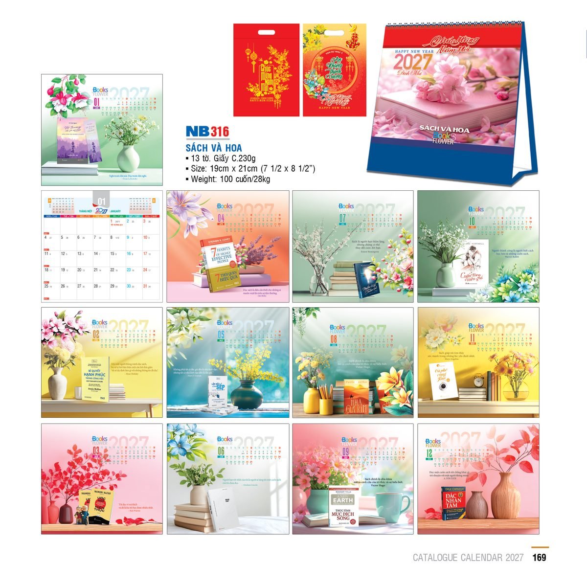 Lịch Bloc 2027 NB Mẫu NB316 (29 x 41 cm) In Logo Doanh Nghiệp Giá Xưởng Lịch Bloc 2027 NB Mẫu NB316 (29 x 41 cm) In Logo Doanh Nghiệp Giá Xưởng in logo doanh nghiệp quà tặng Tết tại Quà Tặng Công Ty VN