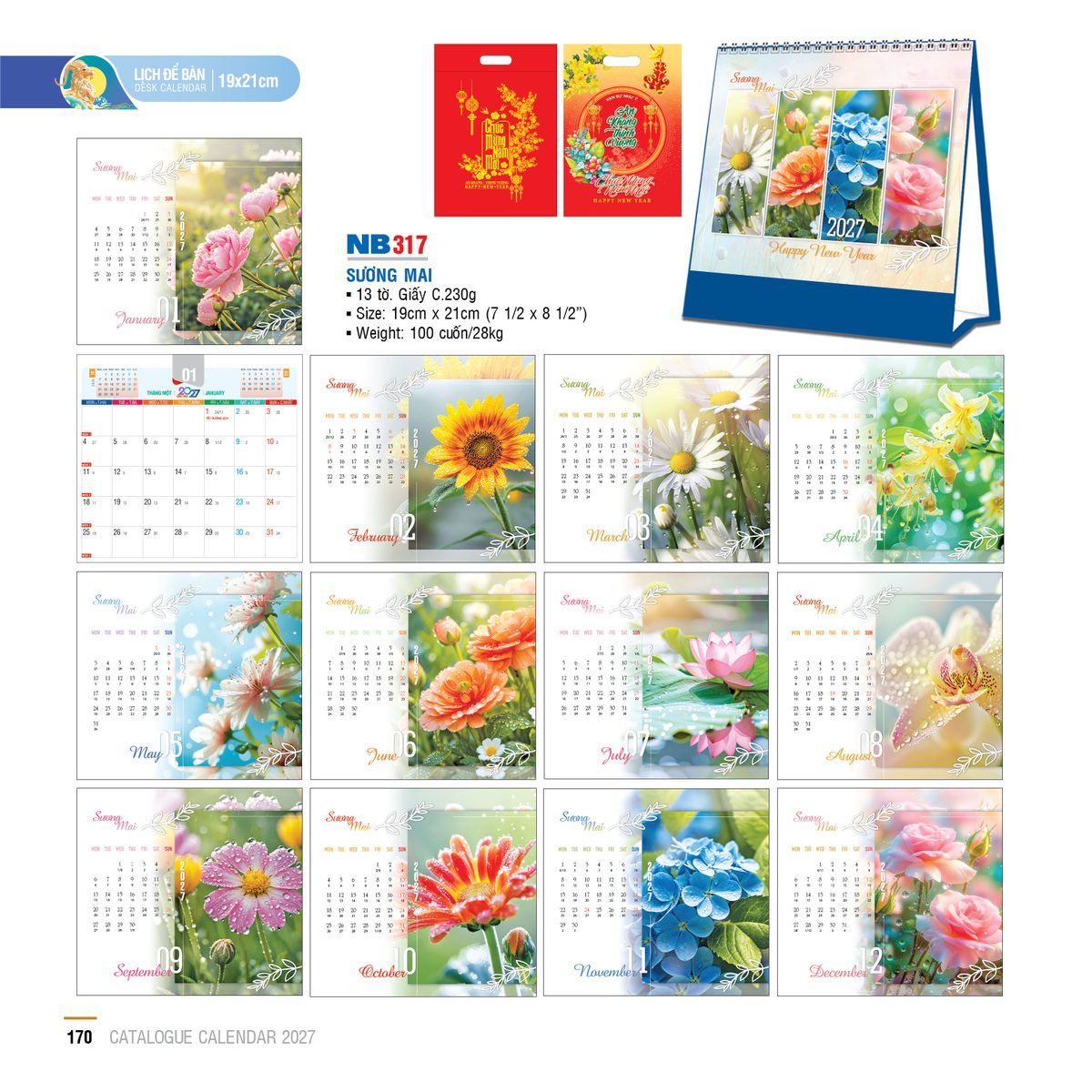 Lịch Bloc 2027 NB Mẫu NB317 (13 x 10 cm) In Logo Doanh Nghiệp Giá Xưởng Lịch Bloc 2027 NB Mẫu NB317 (13 x 10 cm) In Logo Doanh Nghiệp Giá Xưởng in logo doanh nghiệp quà tặng Tết tại Quà Tặng Công Ty VN