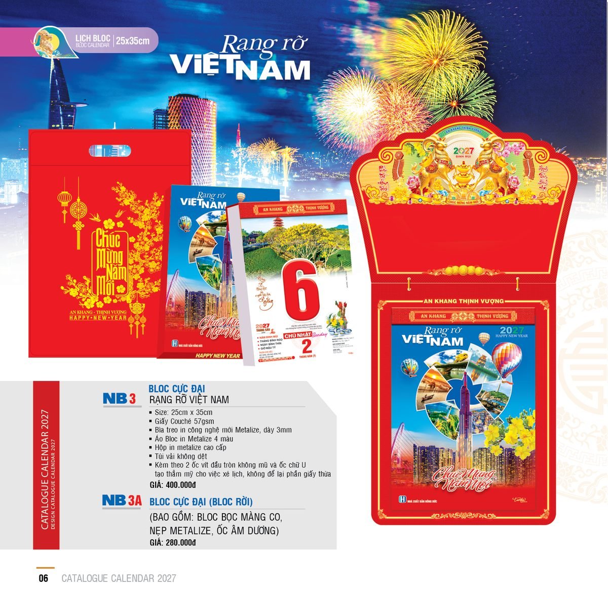 Lịch Bìa Treo 2027 NB Mẫu NB3A (25 x 35cm) In Logo Doanh Nghiệp Giá Xưởng Lịch Bìa Treo 2027 NB Mẫu NB3A (25 x 35cm) In Logo Doanh Nghiệp Giá Xưởng in logo doanh nghiệp quà tặng Tết tại Quà Tặng Công Ty VN