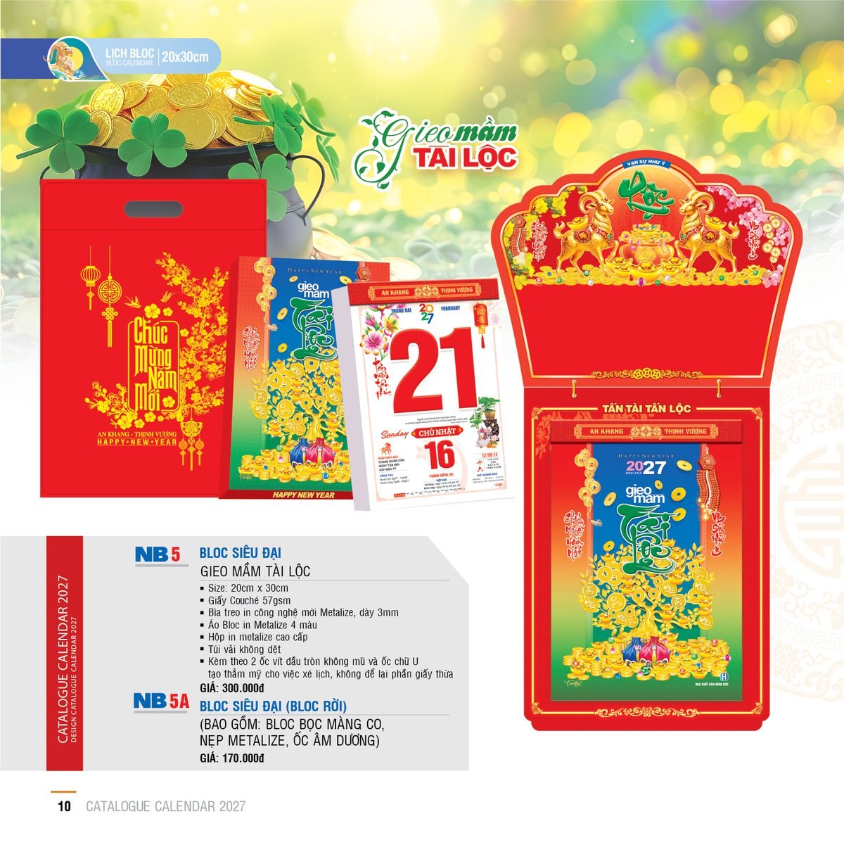 Lịch Bloc Siêu Đại 2027 NB Mẫu NB5A (20 x 30cm) In Logo Doanh Nghiệp Giá Xưởng Lịch Bloc Siêu Đại 2027 NB Mẫu NB5A (20 x 30cm) In Logo Doanh Nghiệp Giá Xưởng in logo doanh nghiệp quà tặng Tết tại Quà Tặng Công Ty VN