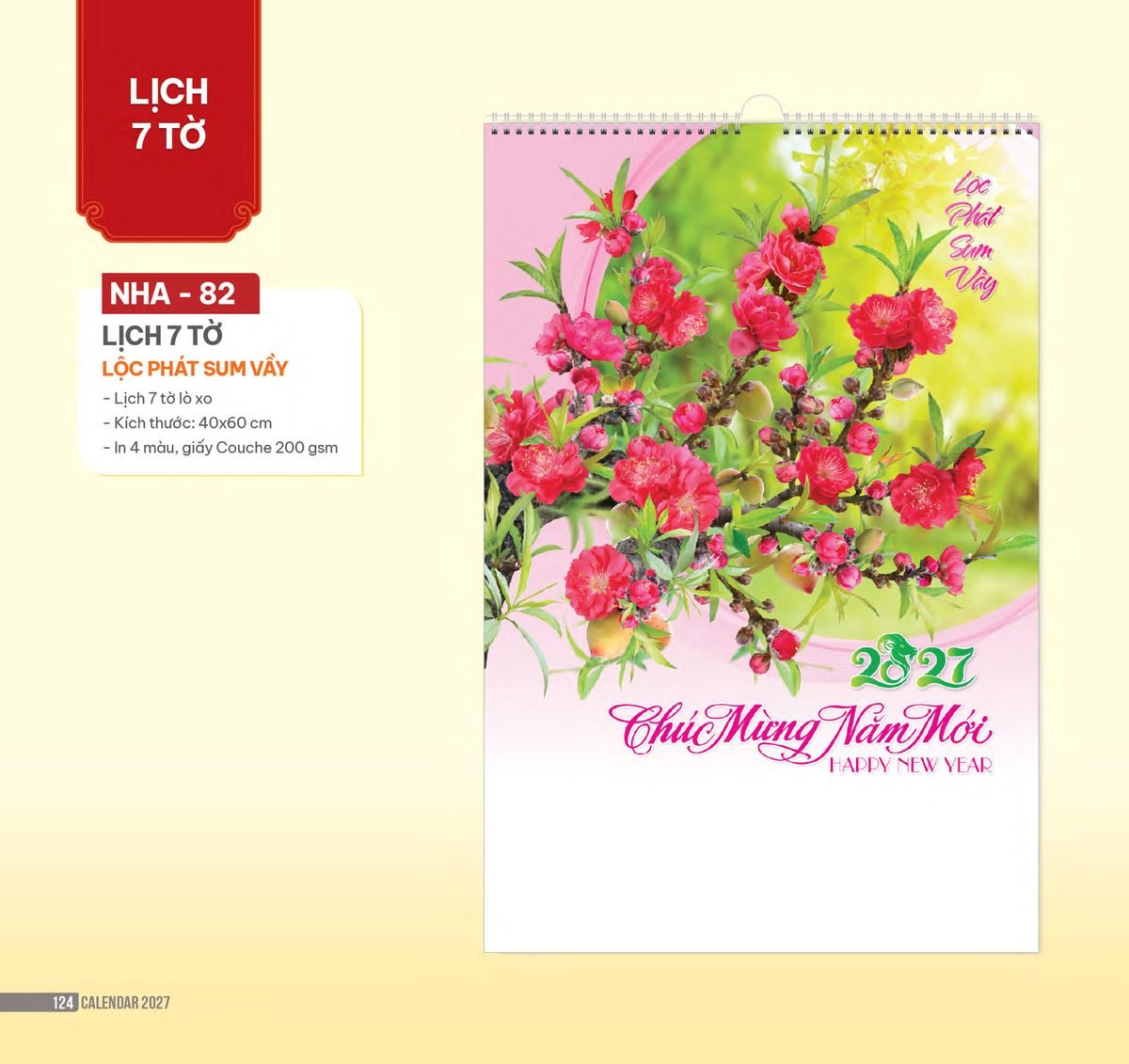 Lịch Bloc 2027 NHA Mẫu NHA82 (29 x 41 cm) In Logo Doanh Nghiệp Giá Xưởng Lịch Bloc 2027 NHA Mẫu NHA82 (29 x 41 cm) In Logo Doanh Nghiệp Giá Xưởng in logo doanh nghiệp quà tặng Tết tại Quà Tặng Công Ty VN