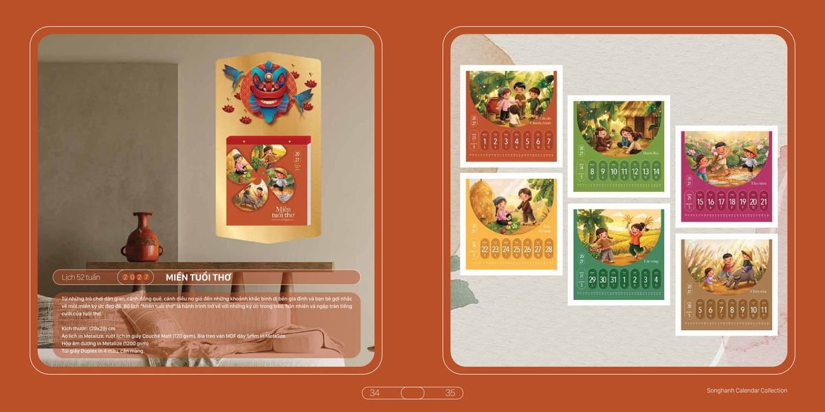 Lịch Bloc Cao Cấp Song Hạnh 2027 SH12 In Logo Doanh Nghiệp Giá Xưởng Lịch Bloc Cao Cấp Song Hạnh 2027 SH12 In Logo Doanh Nghiệp Giá Xưởng