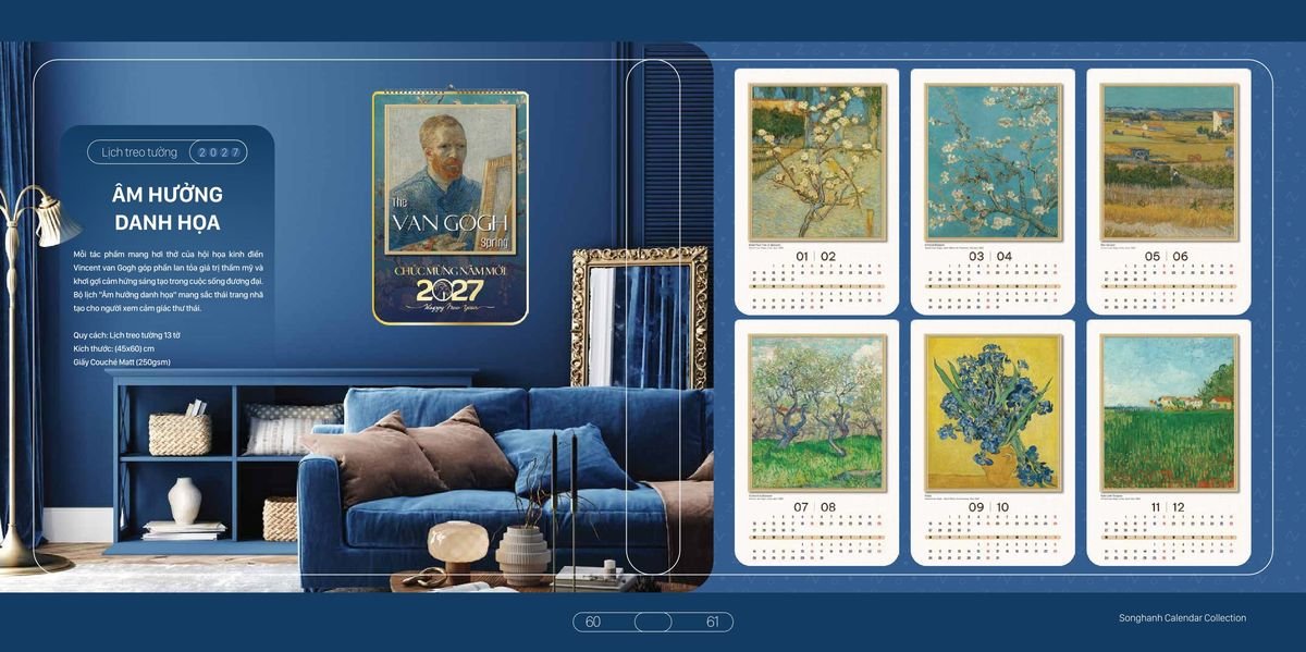 Lịch Bloc Cao Cấp Song Hạnh 2027 SH25 In Logo Doanh Nghiệp Giá Xưởng Lịch Bloc Cao Cấp Song Hạnh 2027 SH25 In Logo Doanh Nghiệp Giá Xưởng