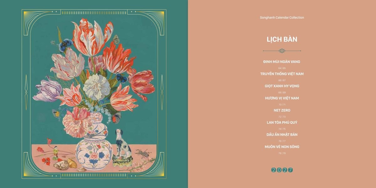 Lịch Bloc Cao Cấp Song Hạnh 2027 SH26 In Logo Doanh Nghiệp Giá Xưởng Lịch Bloc Cao Cấp Song Hạnh 2027 SH26 In Logo Doanh Nghiệp Giá Xưởng