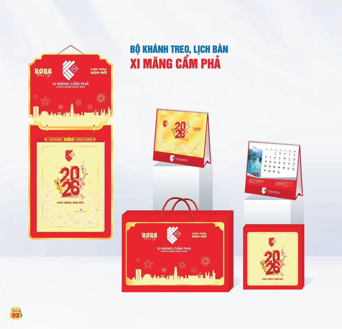 Lịch Bloc Siêu Cực Đại 2027 TDM89 In Logo Doanh Nghiệp Giá Xưởng