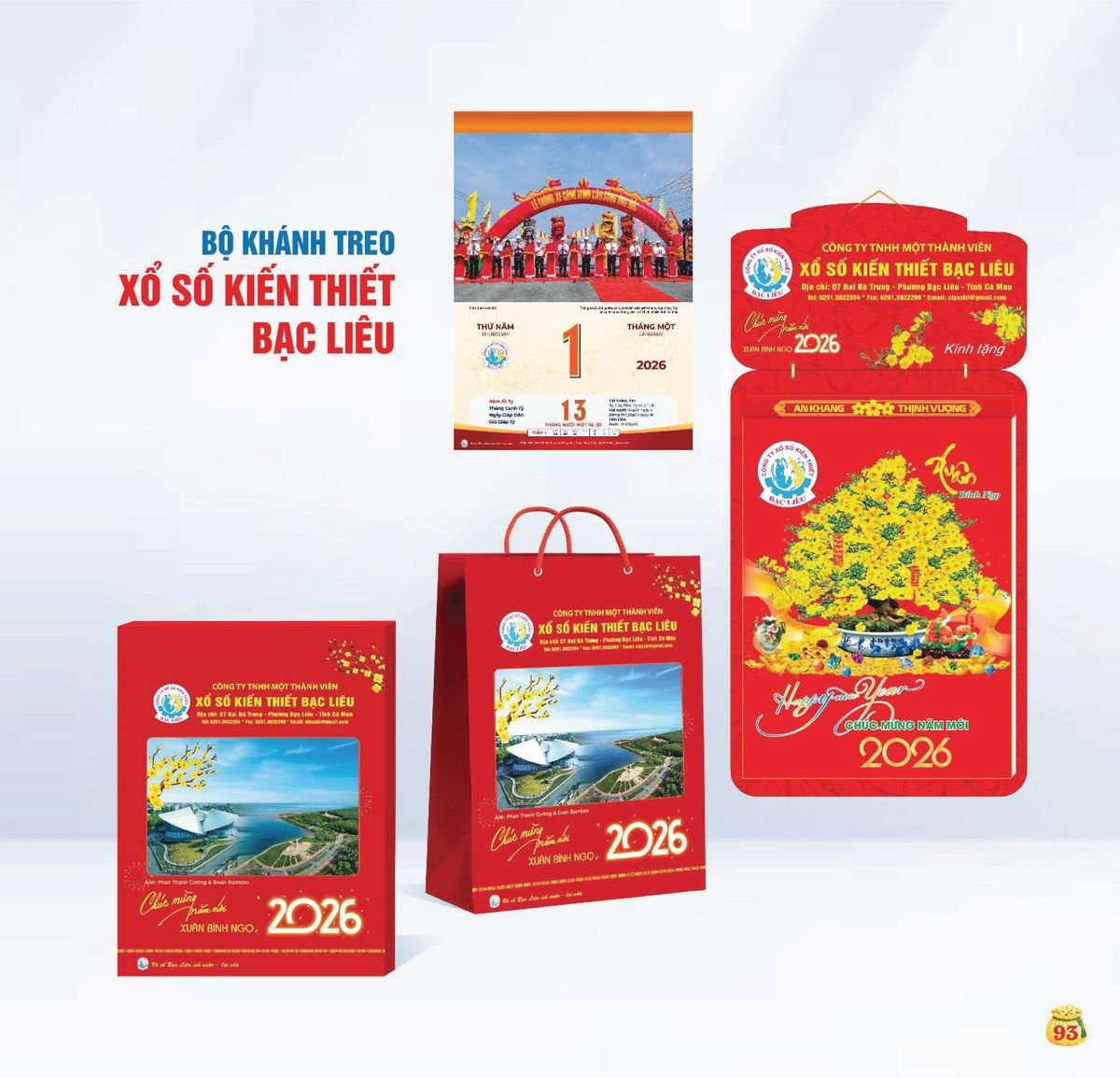 Lịch Bloc Siêu Cực Đại 2027 TDM90 In Logo Doanh Nghiệp Giá Xưởng