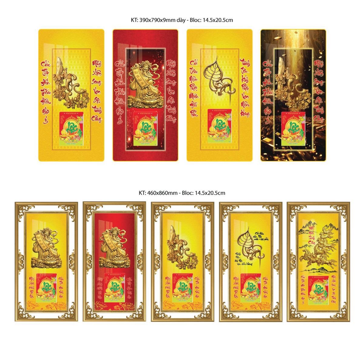 Lịch Bloc Siêu Cực Đại 2027 TDM95 In Logo Doanh Nghiệp Giá Xưởng