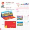 Lịch Để Bàn 2027 TD Mẫu TD48 (14 x 24cm) In Logo Doanh Nghiệp Giá Xưởng in logo doanh nghiệp quà tặng Tết tại Quà Tặng Công Ty VN