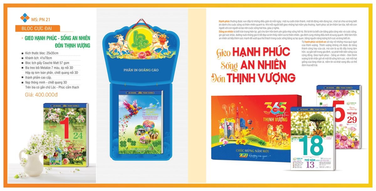 Lịch Bloc TPN 2027 TPNBLOC24 In Logo Doanh Nghiệp Giá Xưởng Lịch Bloc TPN 2027 TPNBLOC24 In Logo Doanh Nghiệp Giá Xưởng