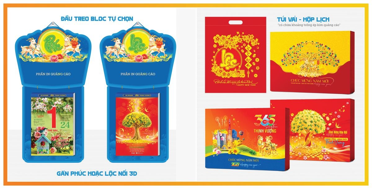Lịch Bloc TPN 2027 TPNBLOC30 In Logo Doanh Nghiệp Giá Xưởng