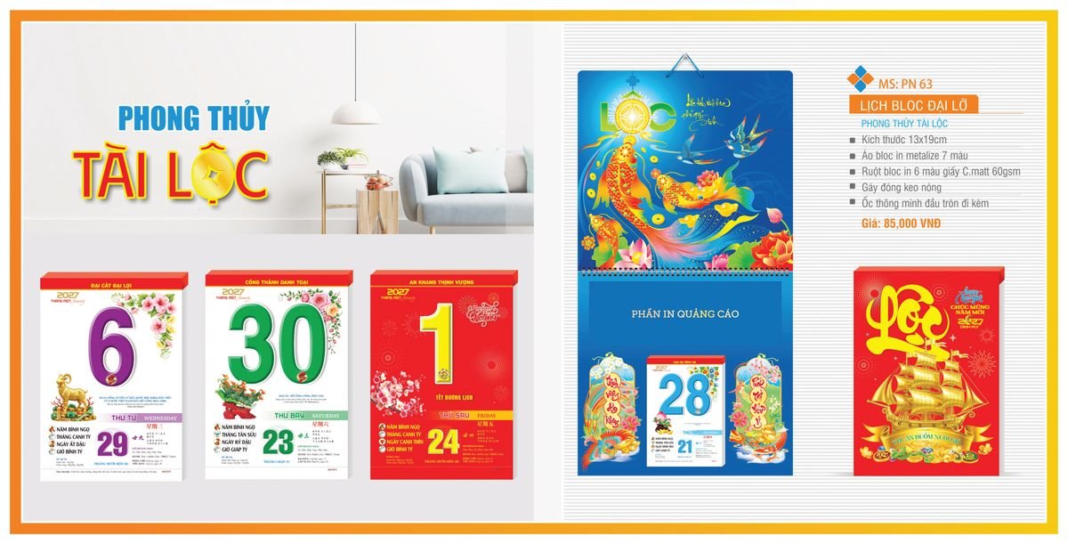 Lịch Bloc TPN 2027 TPNBLOC70 In Logo Doanh Nghiệp Giá Xưởng Lịch Bloc TPN 2027 TPNBLOC70 In Logo Doanh Nghiệp Giá Xưởng