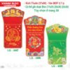 Lịch Bloc Siêu Đại 2027 TS Mẫu TS-75 (37 x 66 cm) In Logo Doanh Nghiệp Giá Xưởng