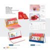 Lịch Bàn Chữ M (Có Note 52 Tuần) 2027 VL Mẫu VLLB09 (24 x 11cm) In Logo Doanh Nghiệp Giá Xưởng in logo doanh nghiệp quà tặng Tết tại Quà Tặng Công Ty VN