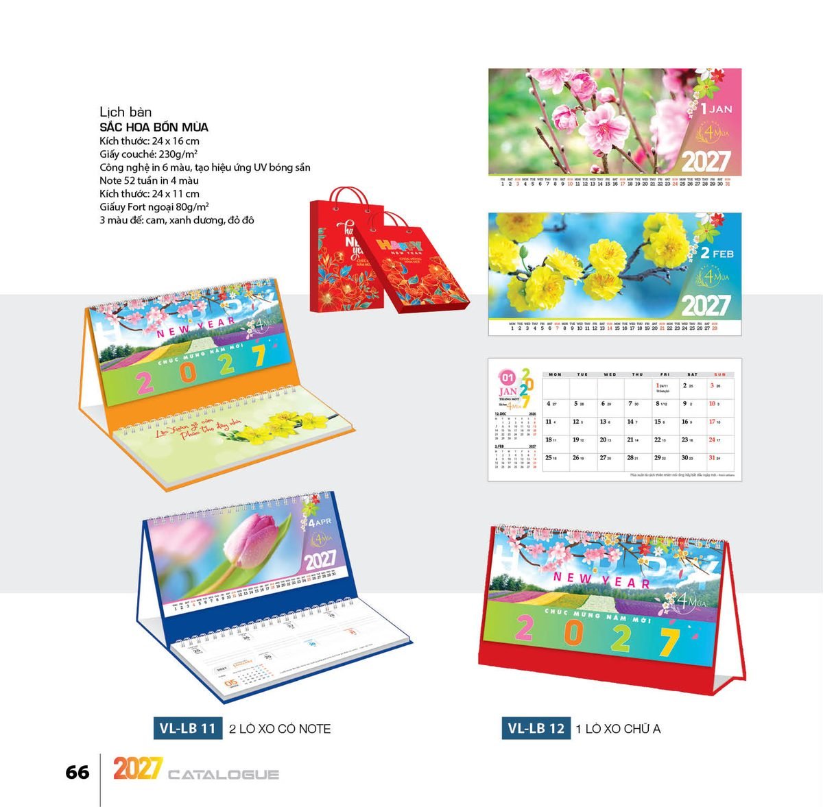 Lịch Bloc 2027 VL Mẫu VLLB11 (29 x 41 cm) In Logo Doanh Nghiệp Giá Xưởng Lịch Bloc 2027 VL Mẫu VLLB11 (29 x 41 cm) In Logo Doanh Nghiệp Giá Xưởng in logo doanh nghiệp quà tặng Tết tại Quà Tặng Công Ty VN