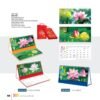 Lịch Bàn Chữ M (Có Note 52 Tuần) 2027 VL Mẫu VLLB13 (24 x 11cm) In Logo Doanh Nghiệp Giá Xưởng in logo doanh nghiệp quà tặng Tết tại Quà Tặng Công Ty VN